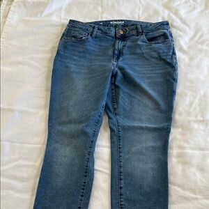 Sonoma Women's Classic Blue Straight Leg Jeans